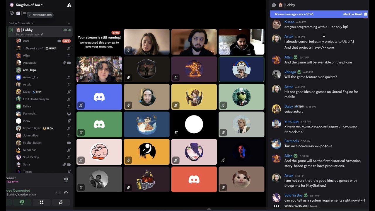 Project: KoA - Stream - January - QA