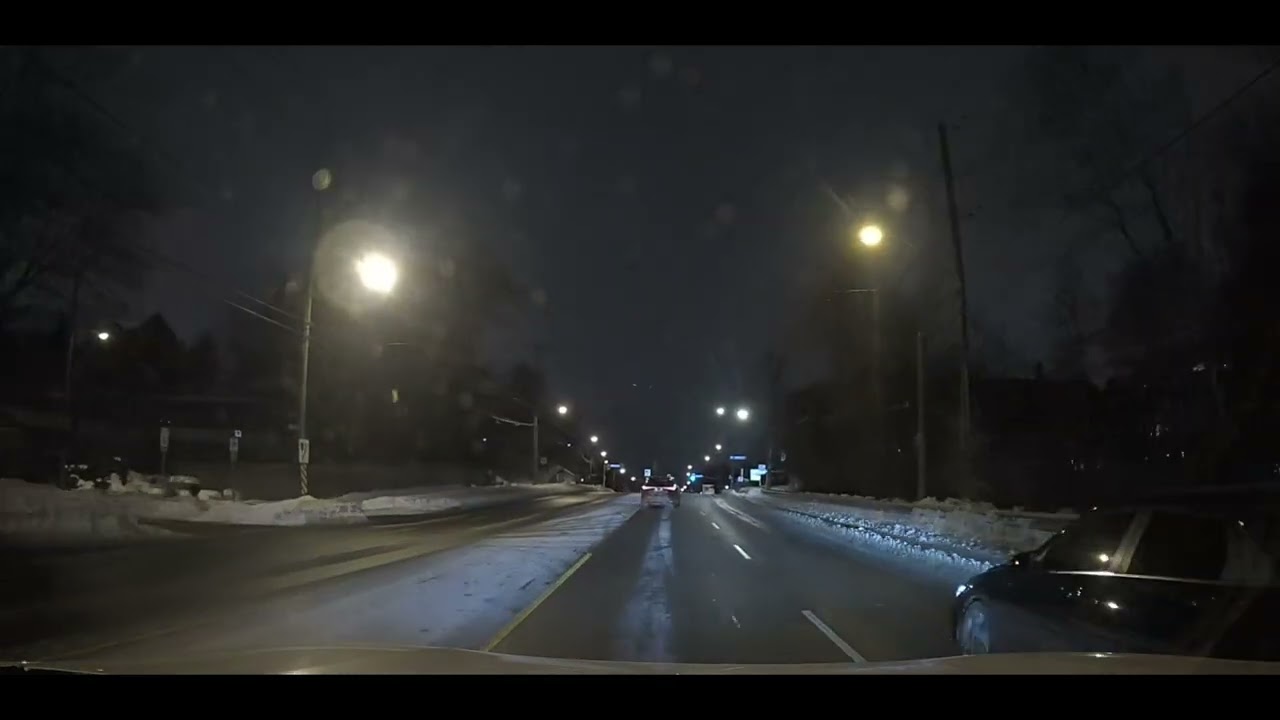 A Calm Ride Through Dreamy Toronto 🌙🚗 | Animated Night Escape