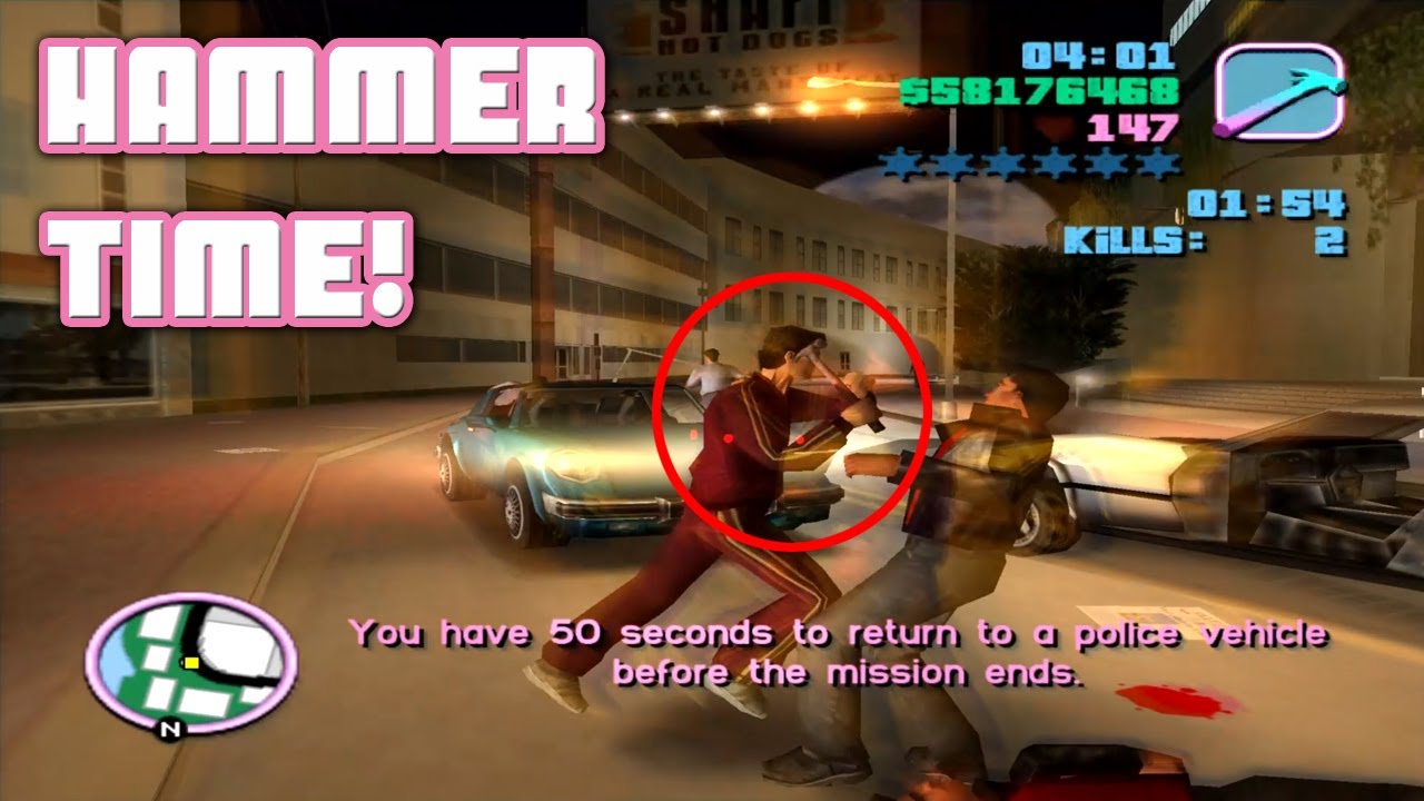 Start With A Hammer / Vigilante Levels 1-12 / GTA Vice City