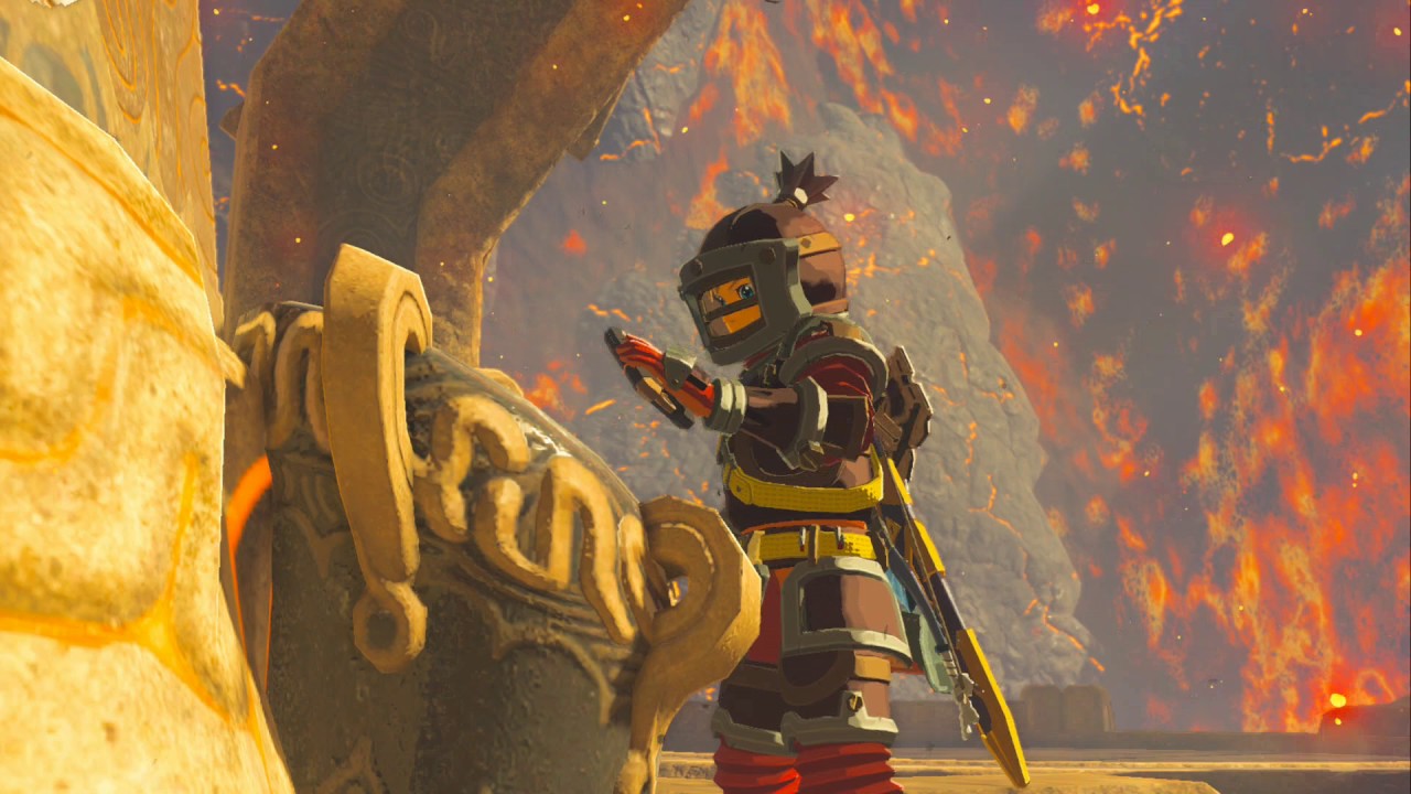 The Legend of Zelda: Breath of the Wild - Feuertitan Vah Rudania Dungeon - Gameplay Walkthrough