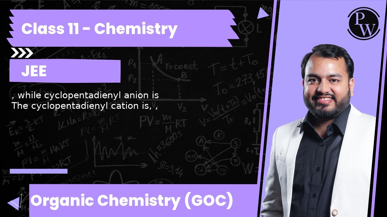 ,hile cyclopentadienyl anion is The cyclopentadienyl cation is, ,