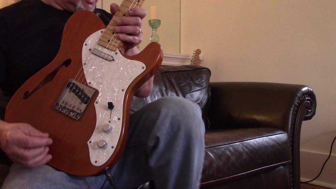 Mahogany Tele@StringTechWorkstations