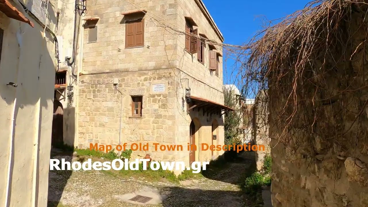 Andronikou Street Rhodes Old Town 4K