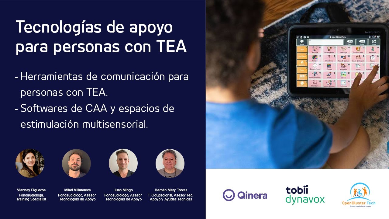 Tecnologías de apoyo para personas con TEA