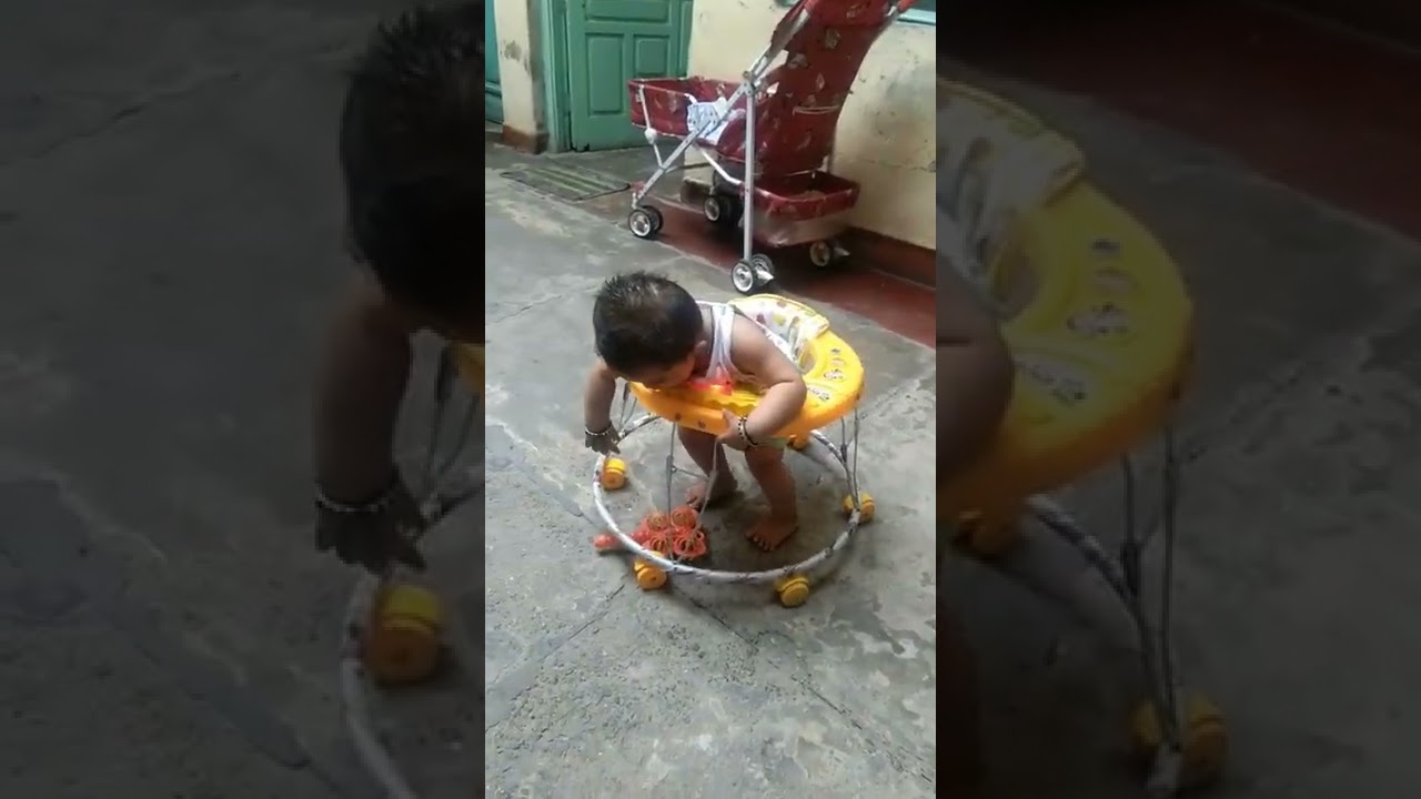 amazing Mukund moves #babyinwalker #walkerbaby #walker #viral #trending #cute #shorts #baby #cute