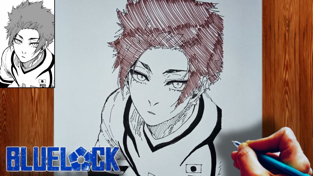 Manga Drawing Sae Itoshi | Blue Lock | ブルーロック | Speed Drawing 