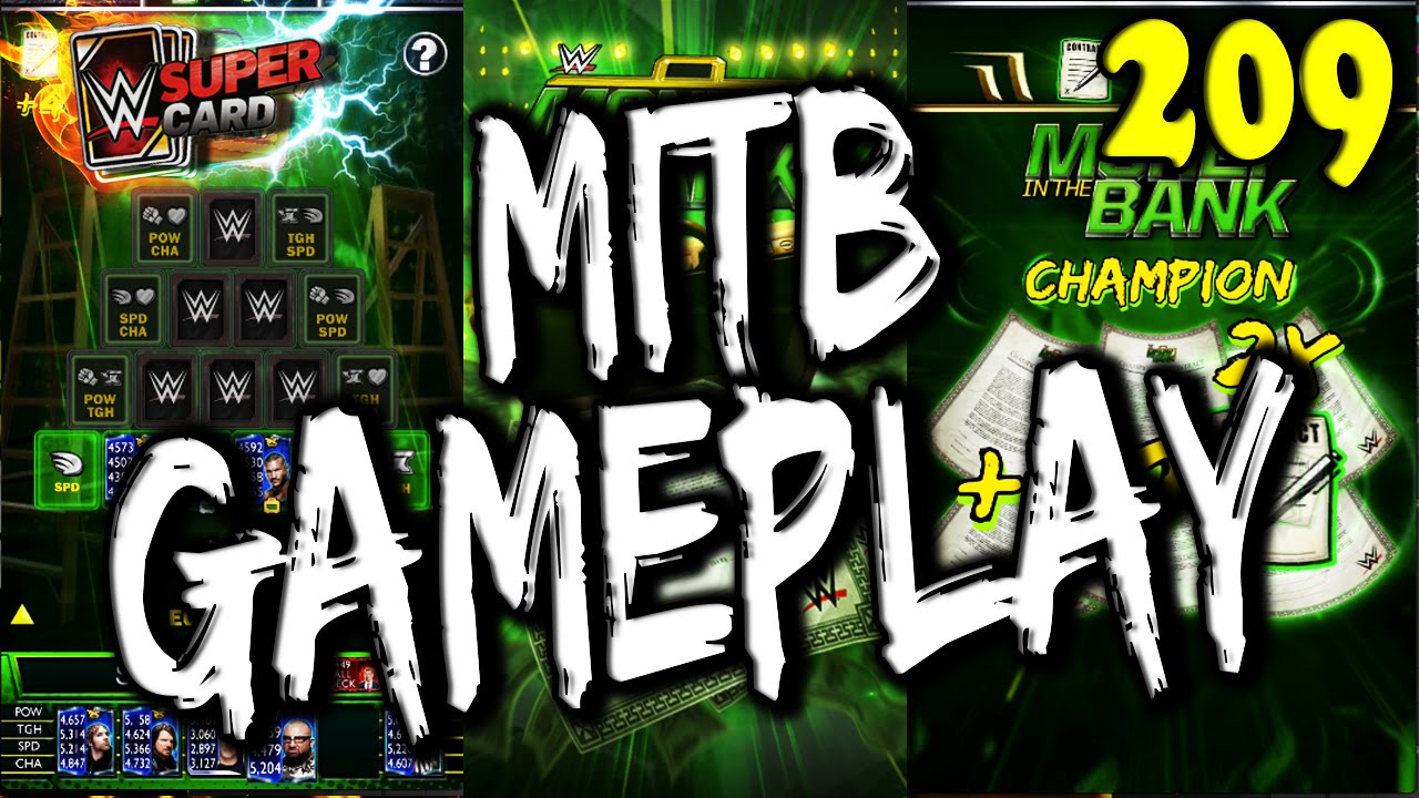 WWE SUPERCARD S2 #209 &ndash; MITB NEW SUPERCARD GAMEMODE GAMEPLAY &ndash; SUPERCARD MONEY IN THE BANK