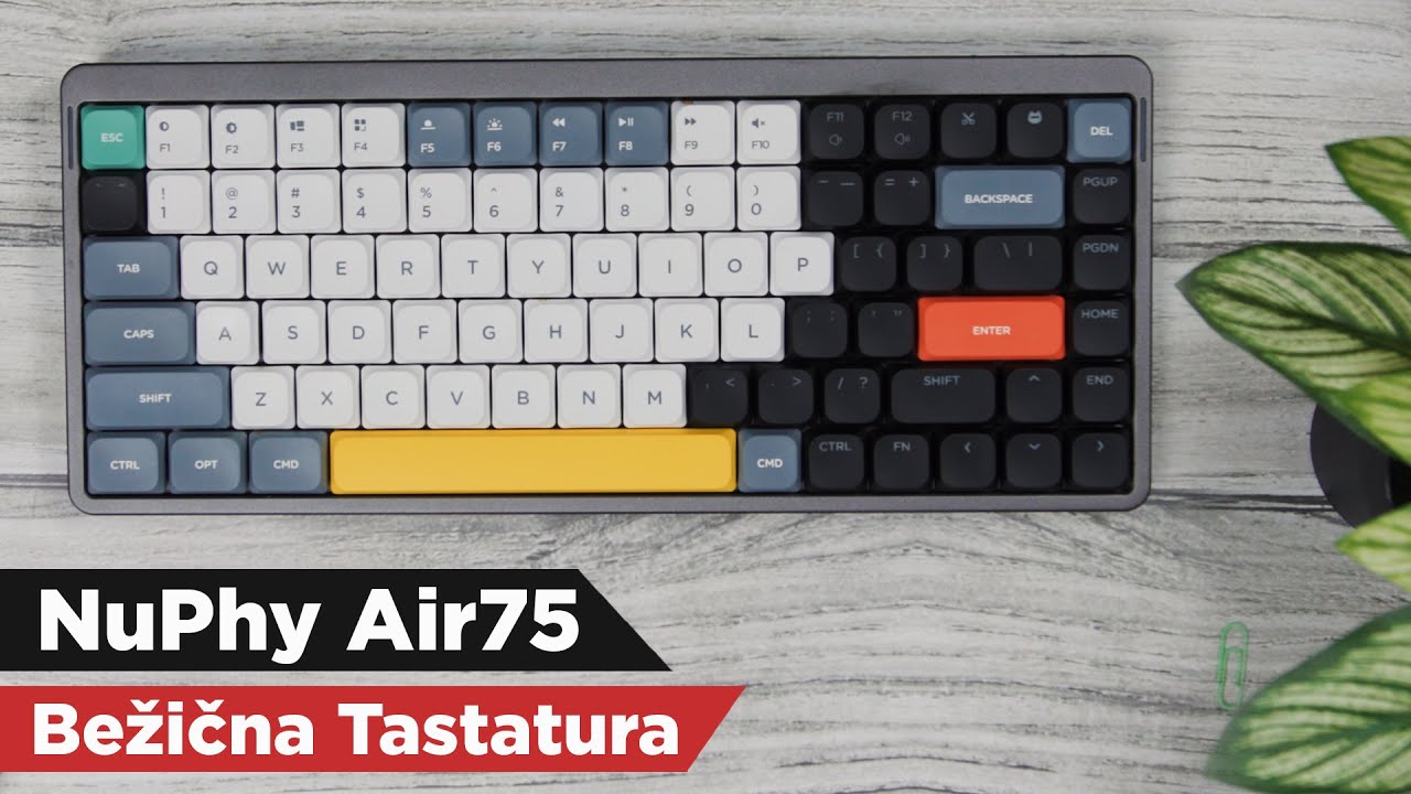 Raj za prste - NuPhy Air75 bežična mehanička tastatura