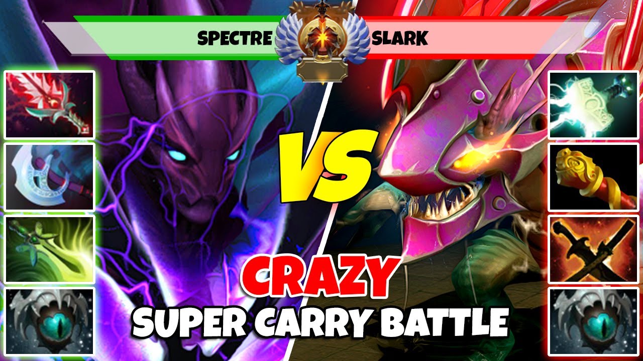 SPECTRE (Carry) vs SLARK (Carry) - Epic Battle Of Immortal Rank Dota 2 Players - Z Dota 2