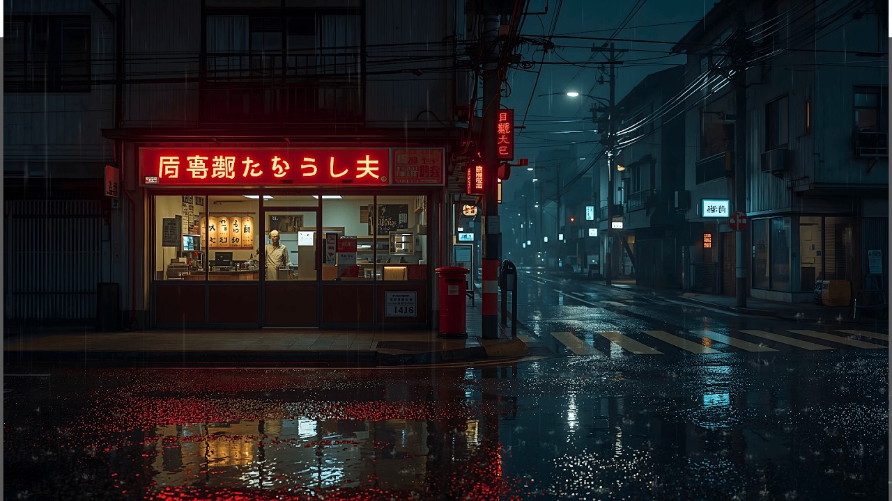 Peaceful Night Streets of Kyoto – Chill Lofi Music for Focus & Sleep