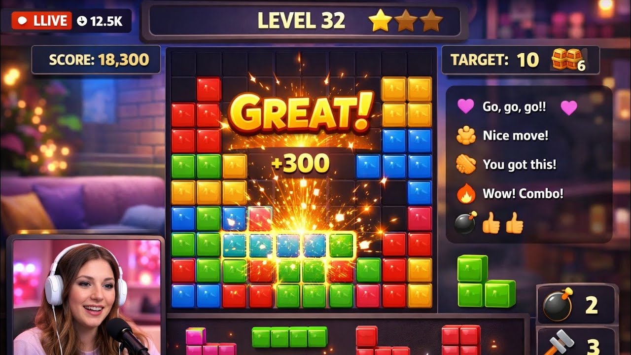 block blast puzzle game video live