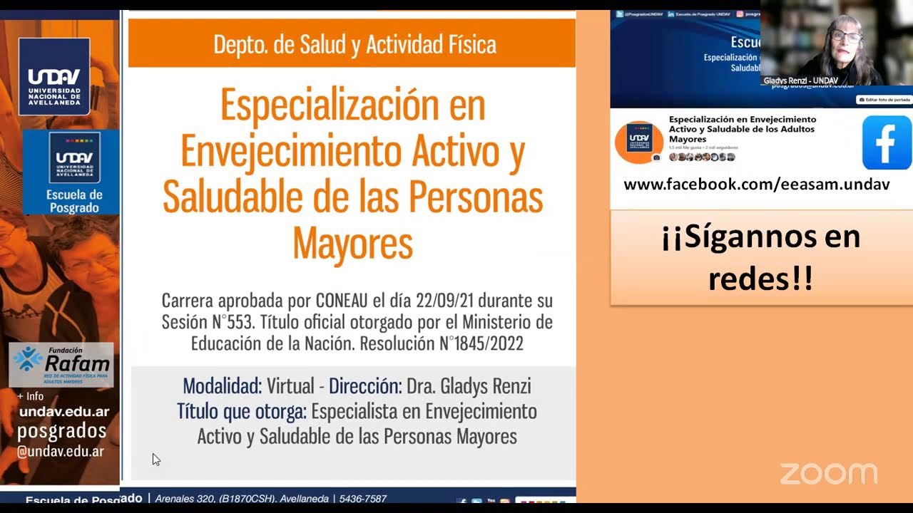 Charla abierta Desafíos de la rehabilitación