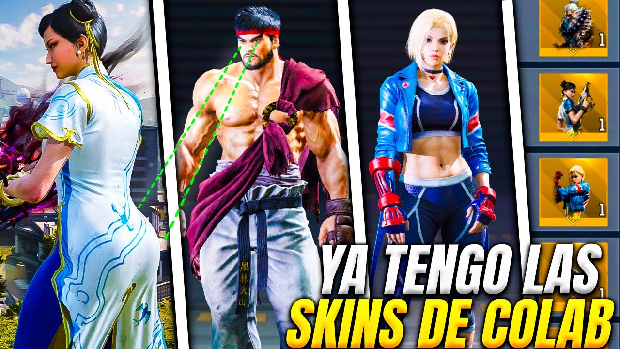 Ya TENGO las skins de COLABORACI&Oacute;N con STREET FIGHET en COD MOBILE; CHUN LI, RYU, AKUMA y CAMMY