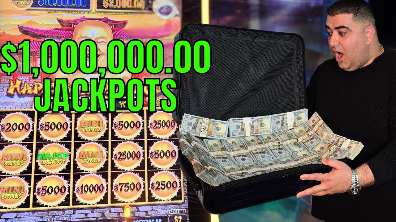 I Won Over $1,000,000.00 JACKPOTS On Dragon Link Slots