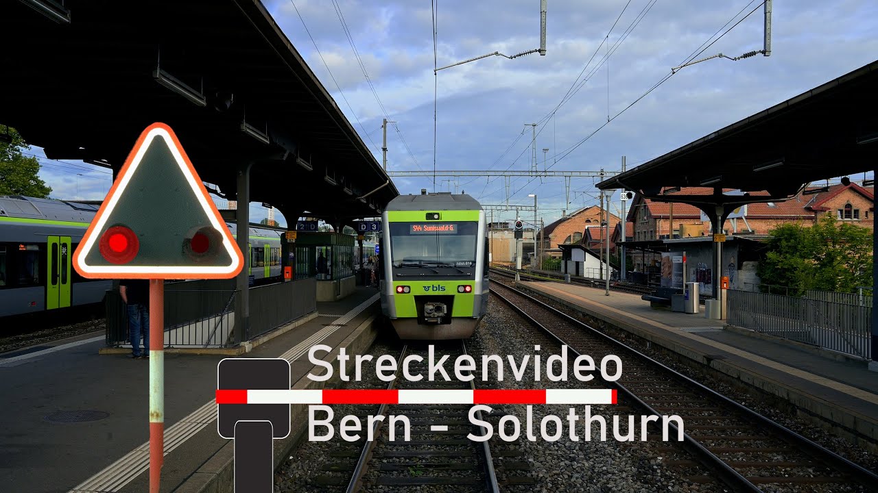 Cab ride / Führerstandsmitfahrt S44 Bern - Burgdorf - Solothurn