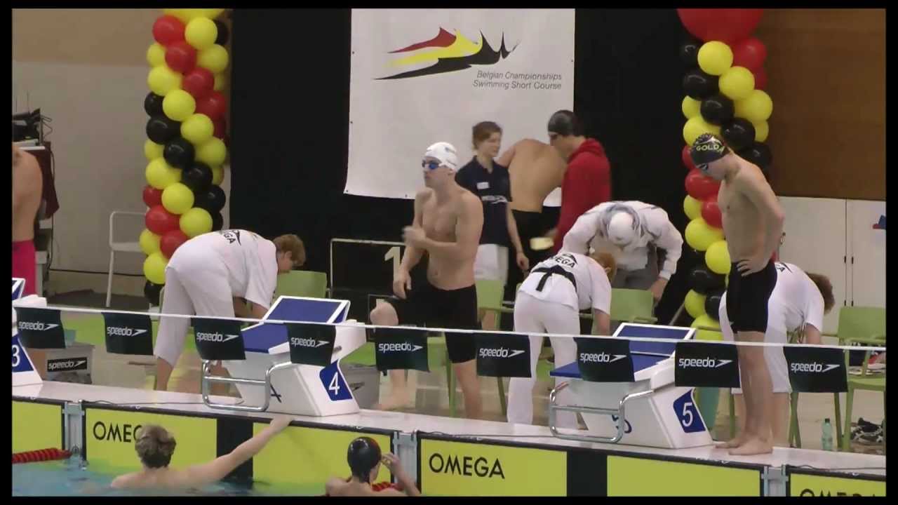CHAMPIONNATS DE BELGIQUE NATATION OPEN  2012 50 M PAP GRANDJEAN, Yoris