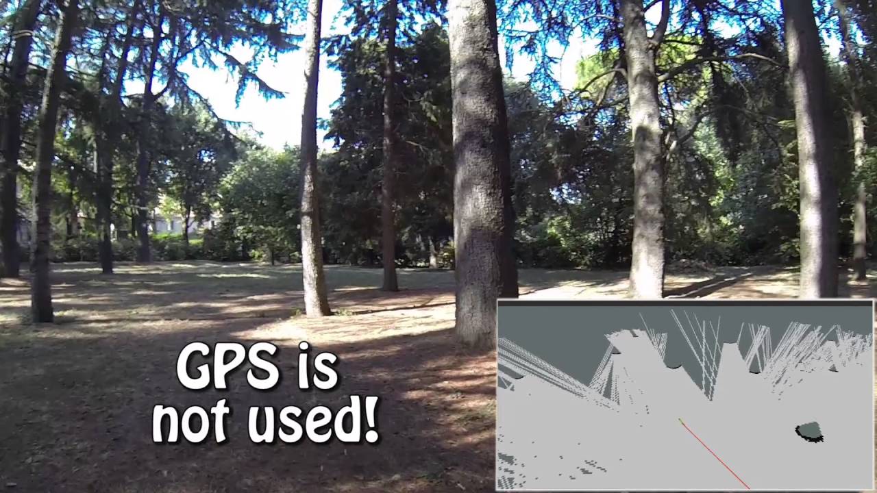 Autonomous navigation of quadrotor UAV in a forest without GPS.