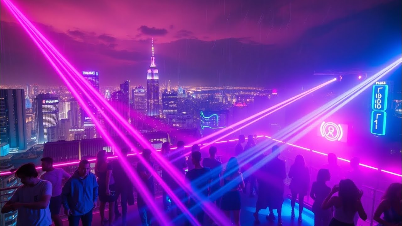 Midnight Echoes - Official AI Music Video | Cyberpunk Pop 2026 🌃