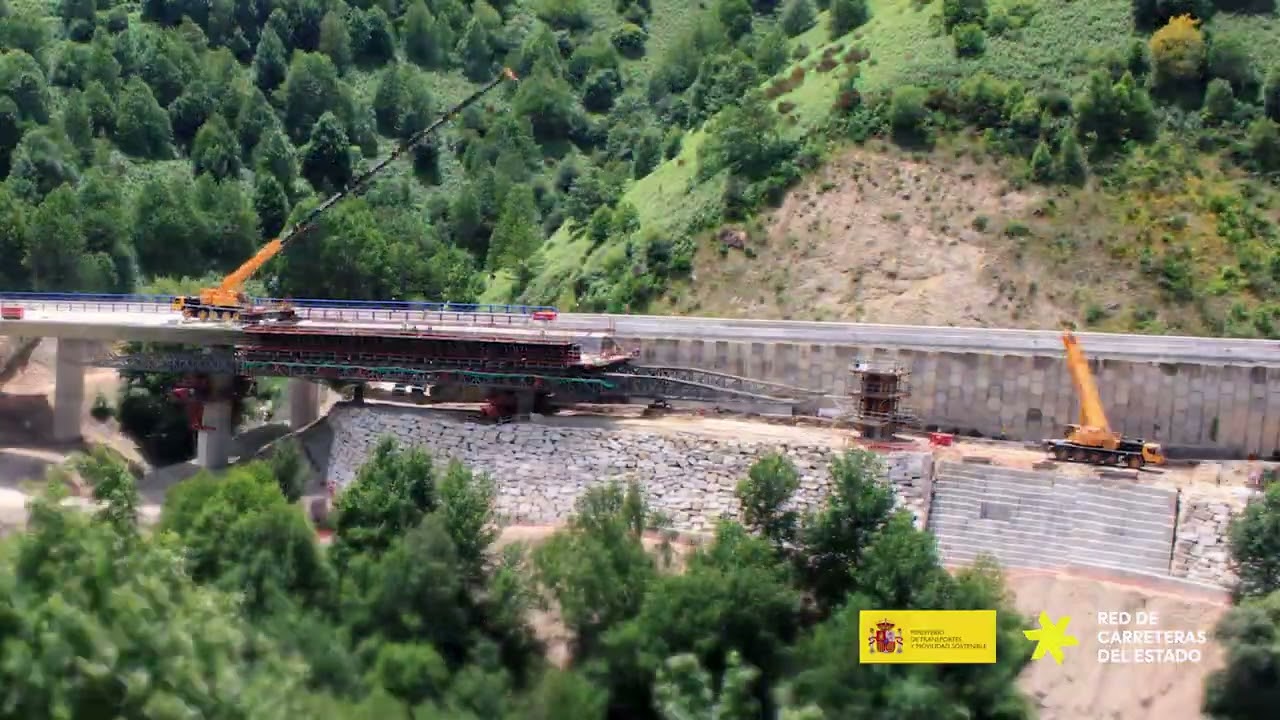 Así ha sido la reconstrucción del viaducto del Castro en la A6 que colapsó en el 2022