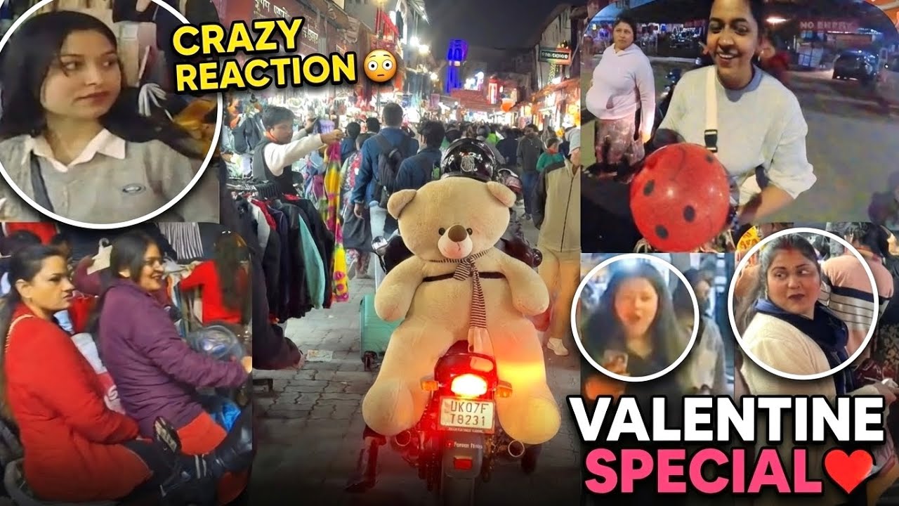 Riding My GT650 with a Teddy 🧸 | Dehradun Market Reaction 😳 | Valentine Special ❤️