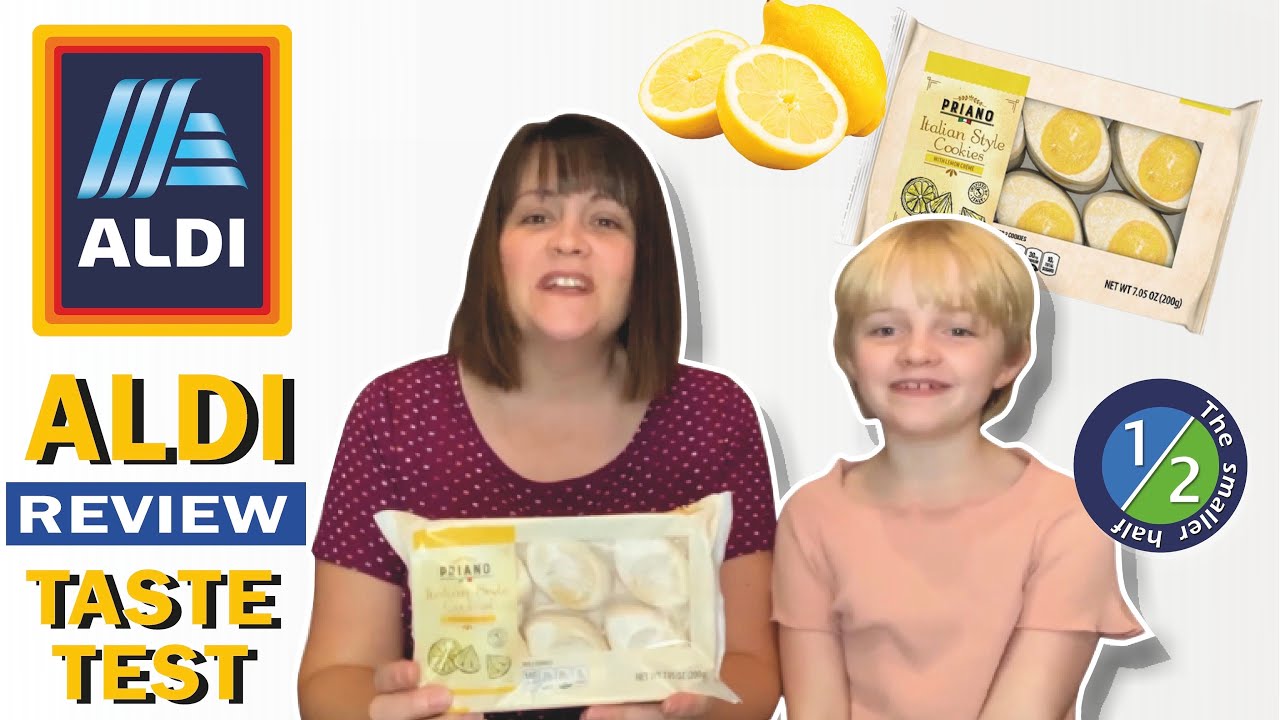 ALDI Review Cookies- Priano Italian Style Cookies Lemon Filling