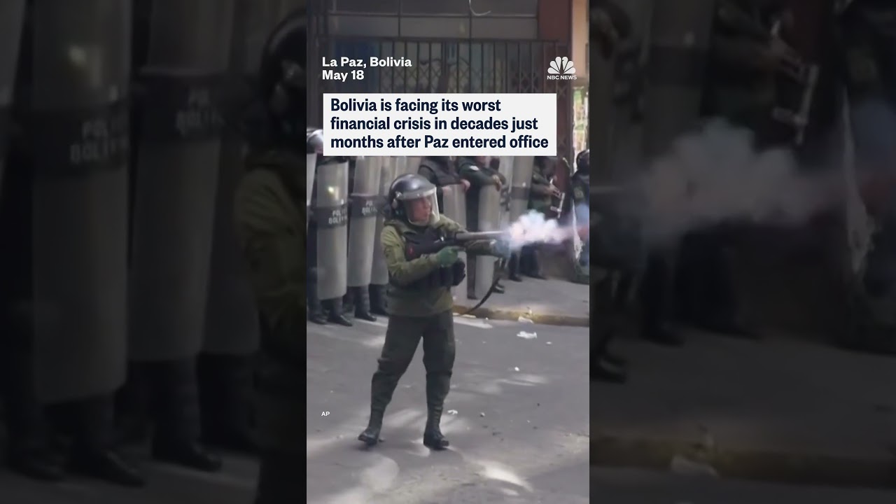 Clashes erupt in Bolivia amid worsening economic crisis
