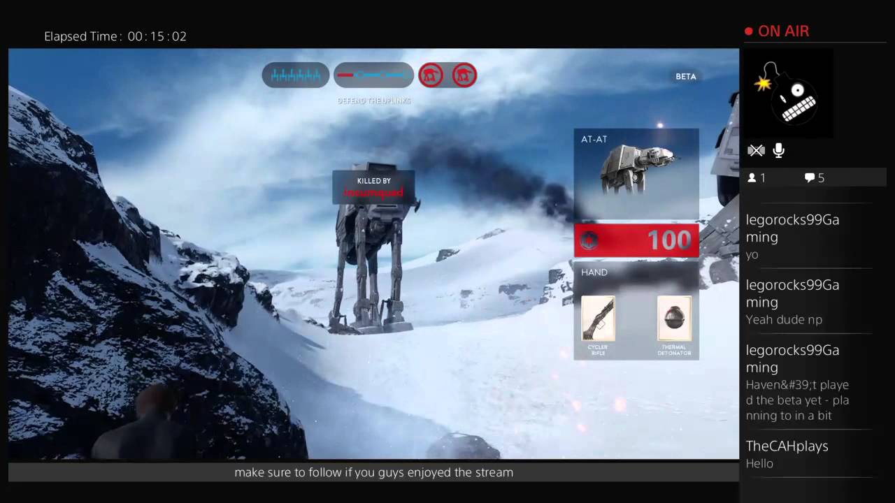 Star Wars battlefront beta with Canadian_Zombie and friends