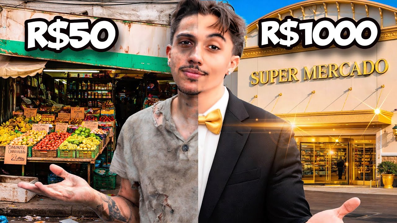 FIZ A DIETA MAIS BARATA E A MAIS CARA (O RESULTADO ME SURPREENDEU)
