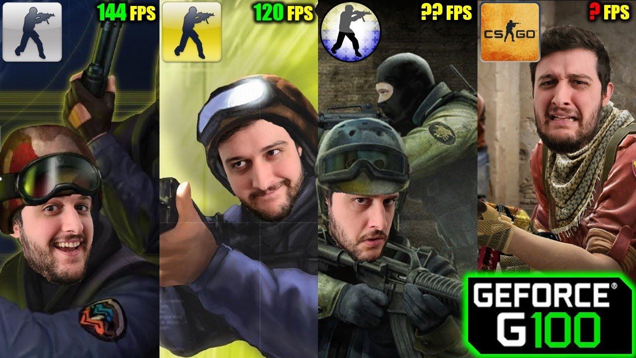 GeForce G 100 | Counter Strike Franchise (CS 1.6, CSCZ, CSS, CSGO)