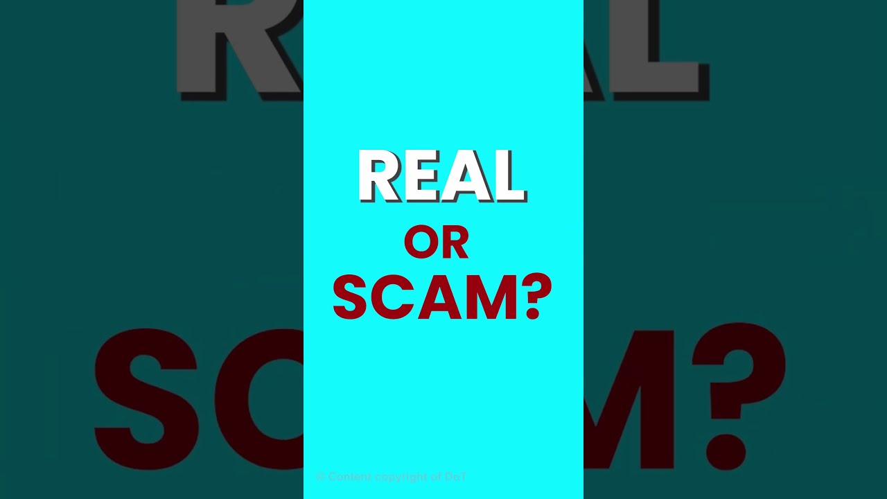 Catch the scam in 5 seconds!Tell us in the comments: Is this SMS real or fake?
