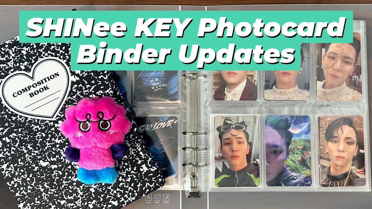 Moving KEY Solo Album Cards to Wide A5 Binder | Collection Updates #04