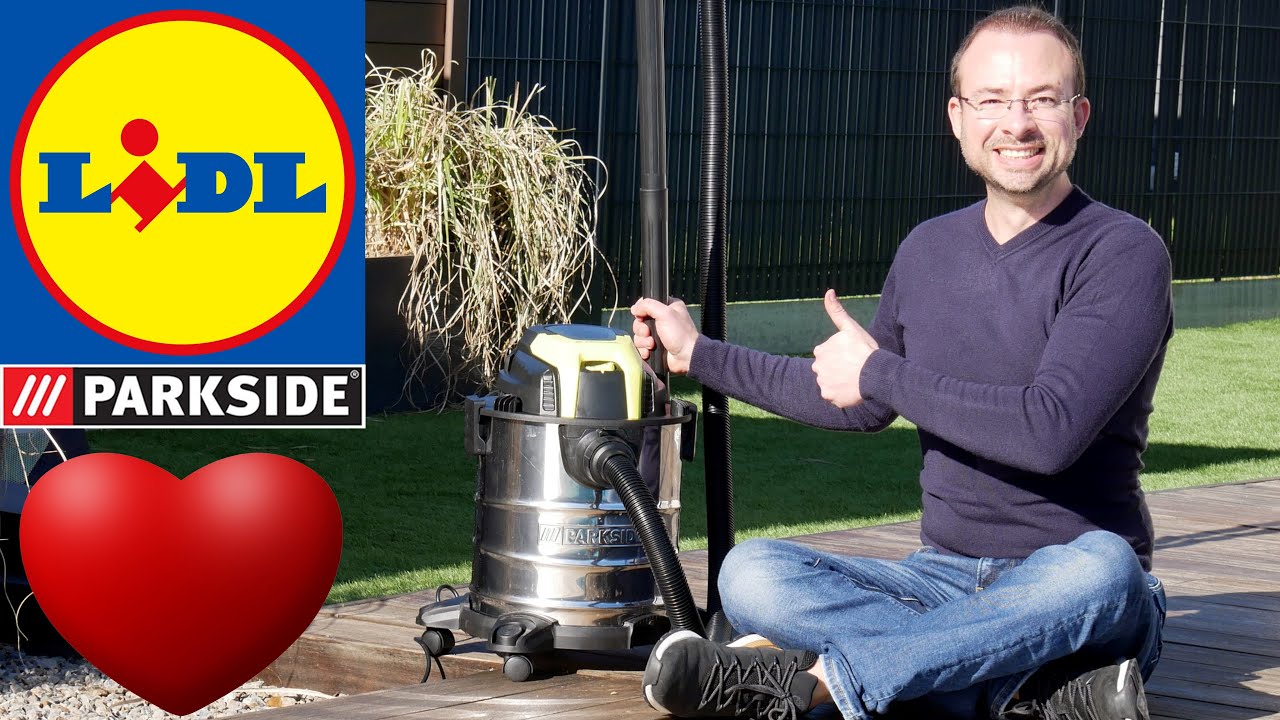 Test de l'aspirateur eau et poussière LIDL Parkside ❤️