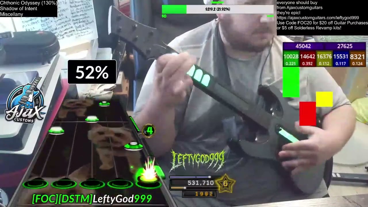 Chthonic Odyssey FC 100% Guitar Expert Leftygod999 Dedication to KillSwitch07 Sir_Dollfin Speed 130%