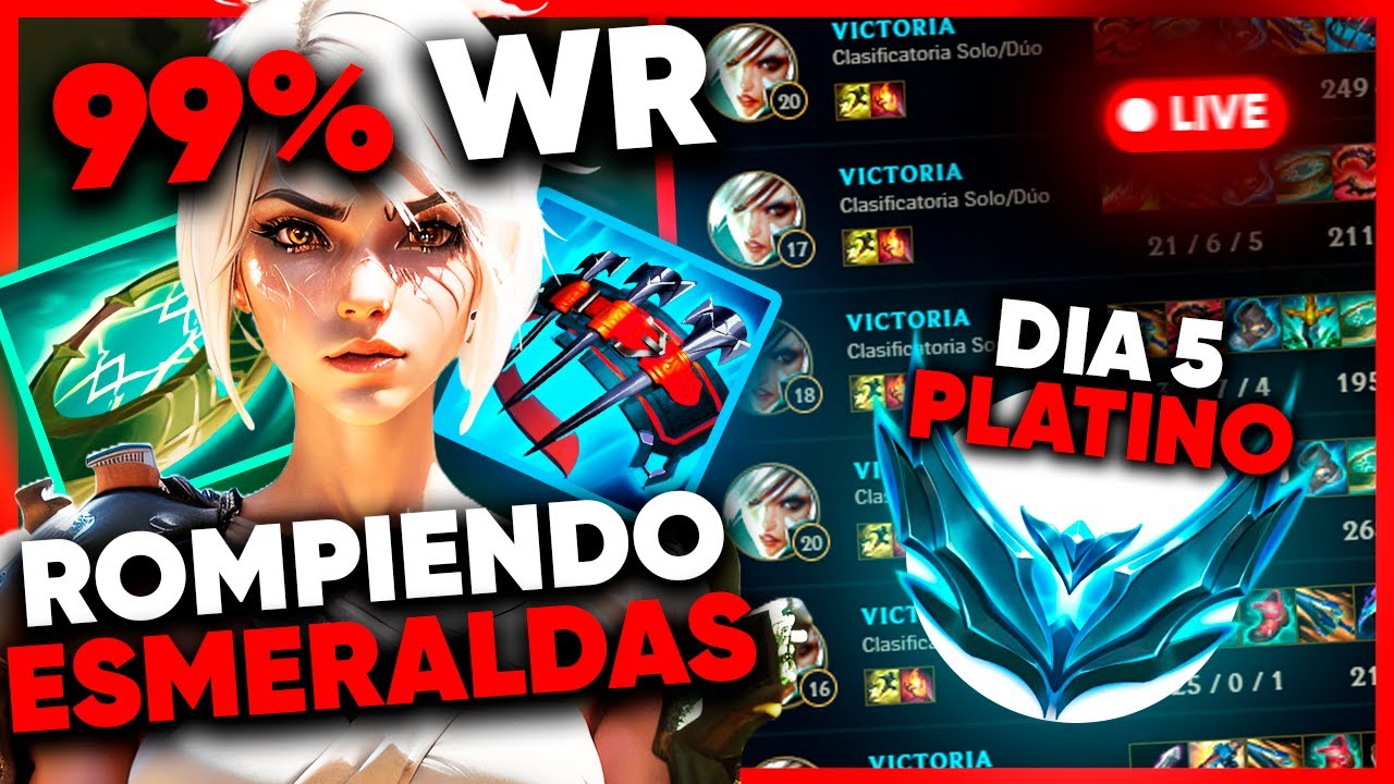 🔥👑HIERRO a CHALLENGER, SOLO RIVEN - DIA 6: ‼️PLATINO