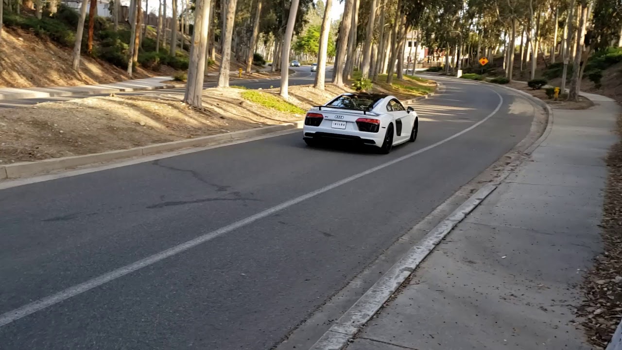 Kline Innovation Inconel Exhaust on Audi R8 Plus Drive by....