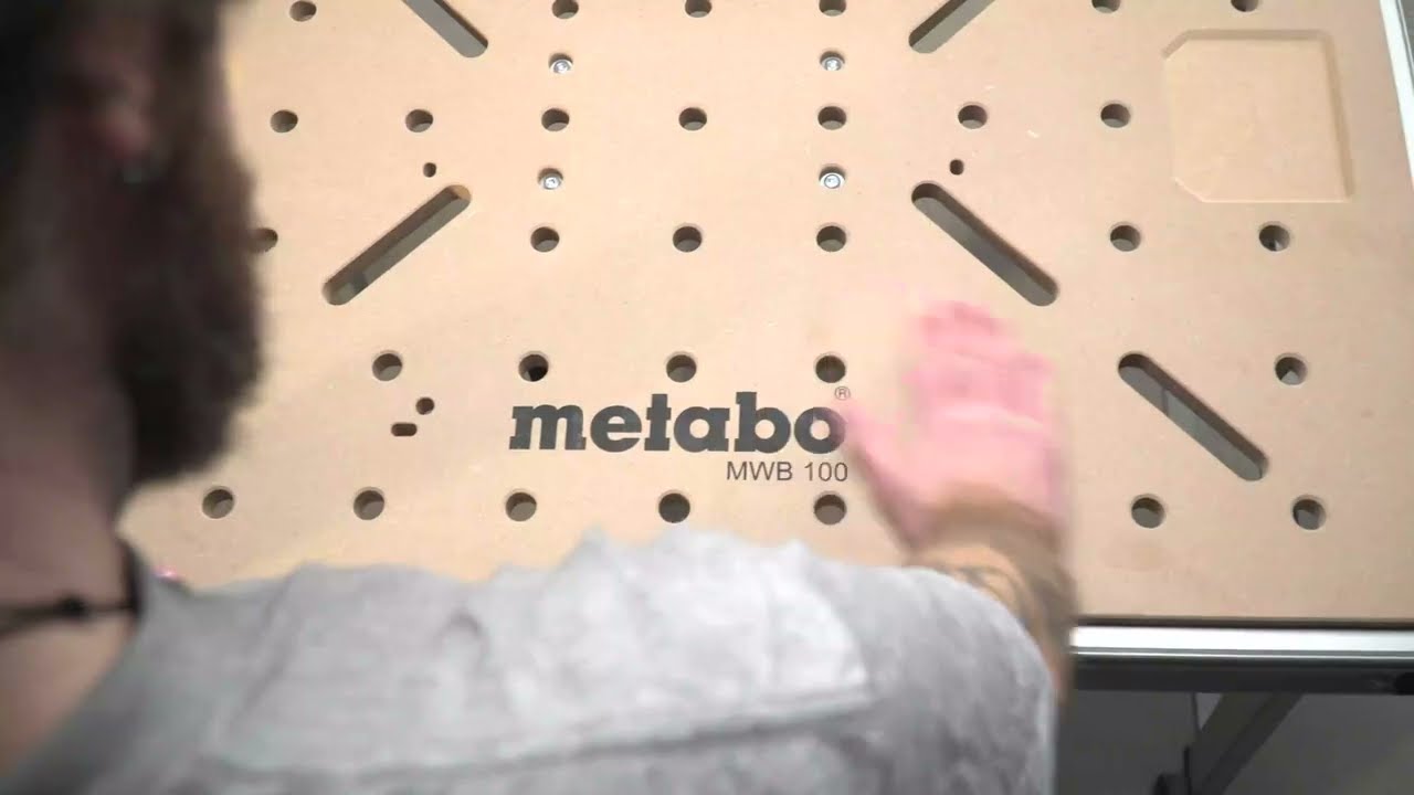How to set up the MWB 100 - Metabo Multifunction Table