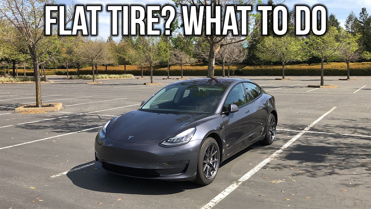 Проколота шина на Tesla Model 3 или Y? Что делать!