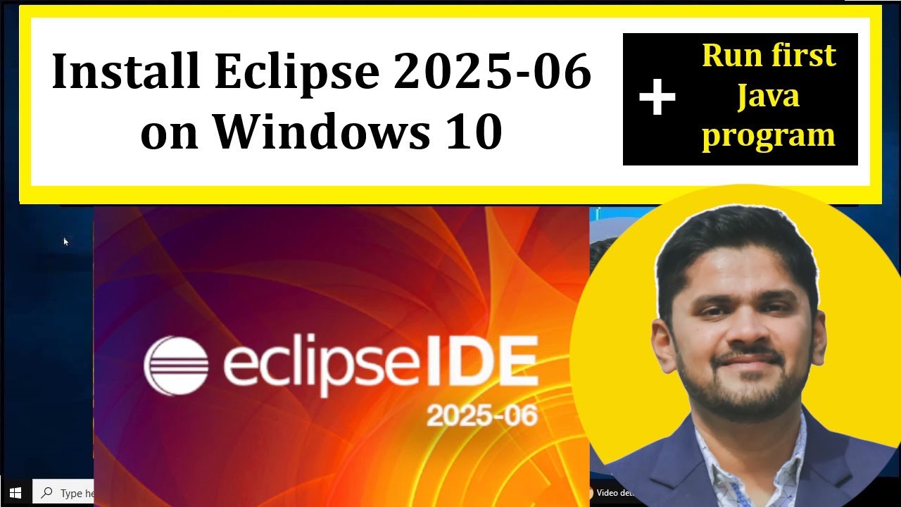 How to install Eclipse IDE 2025-06 on Windows 10