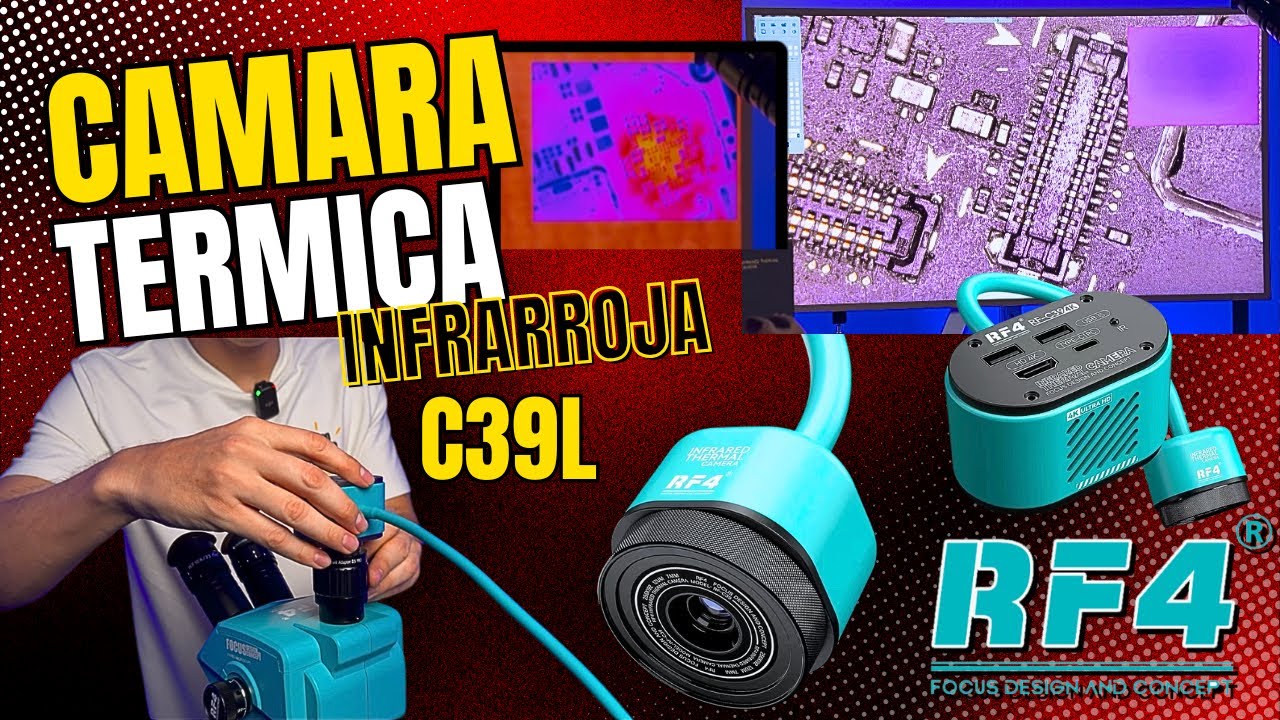 CAMARA TERMICA RF4 C39L: &iquest;Vale la pena esta c&aacute;mara t&eacute;rmica?🔥#rf4 #microsc&oacute;pio #herramientas