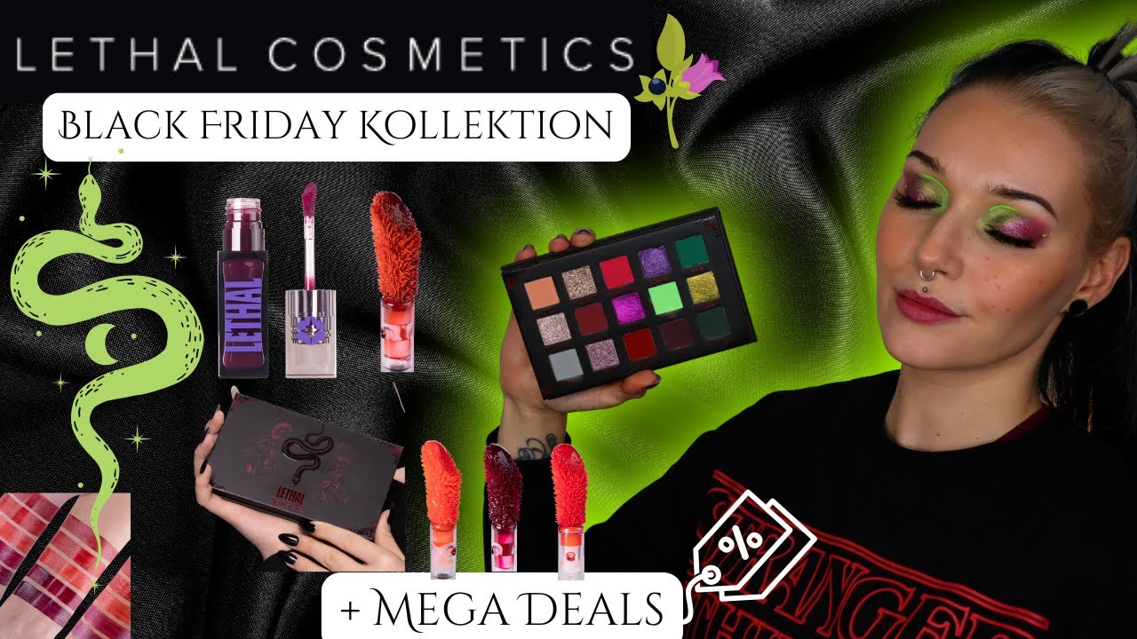 🐍Black Friday Kollektion @LethalCosmetics  I Serpentine Palette I Lip Stains I Lipbalm I Rabattcode