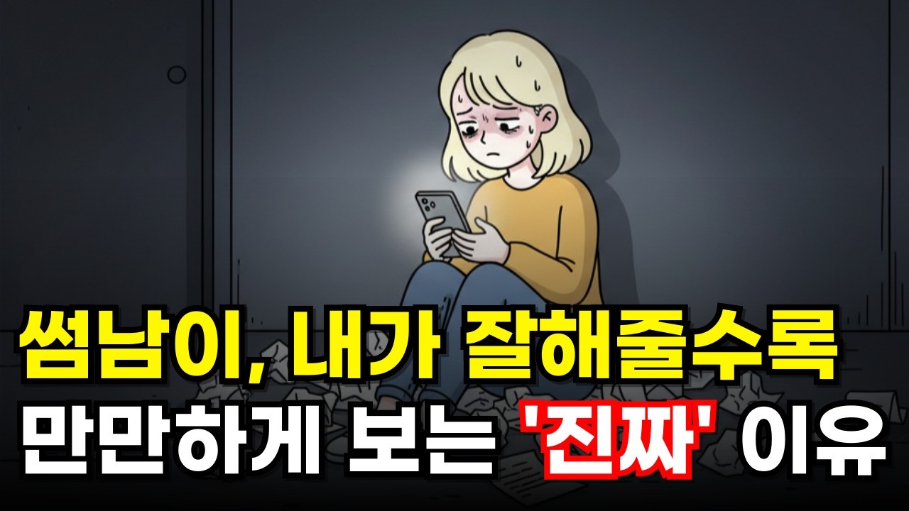 이런 특징 가진 남자(여자) 당장 탈출해야 하는 이유서브: 잘해줄수록 나를 만만하게 보는 썸남(썸녀) 특징 5가지
