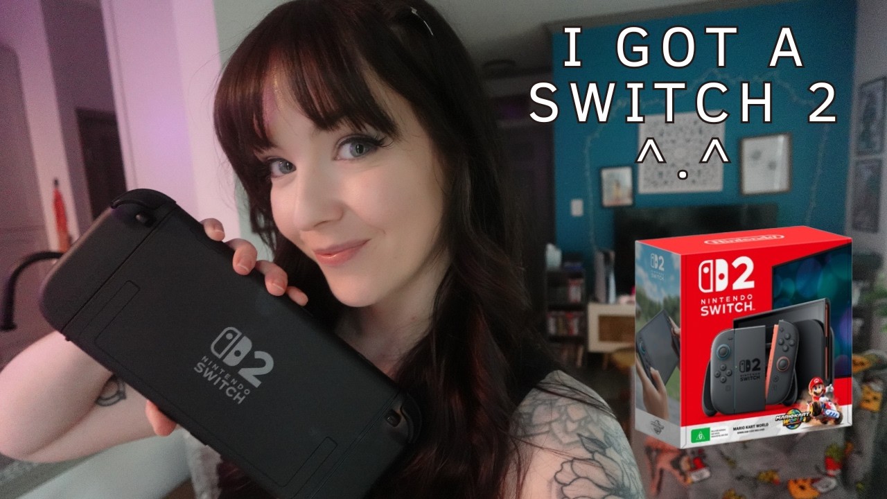 Распаковка Switch 2 и аксессуаров ProCase ~ Хотя я всё ещё люблю свои старые портативные консоли ...