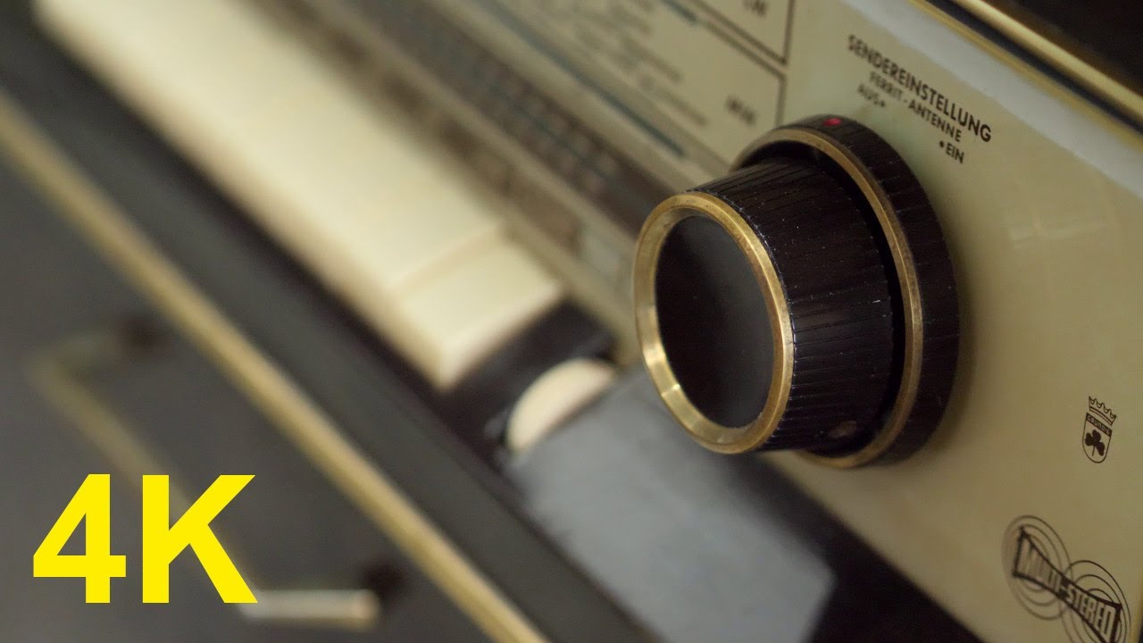 4K Free Stock Footage: Old Vinyl Radio (4 videos)