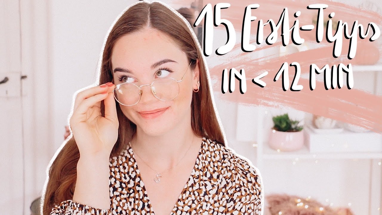 15 ERSTSEMESTER Tipps in unter 12 min - Back to Uni // Sophie Hobelsberger