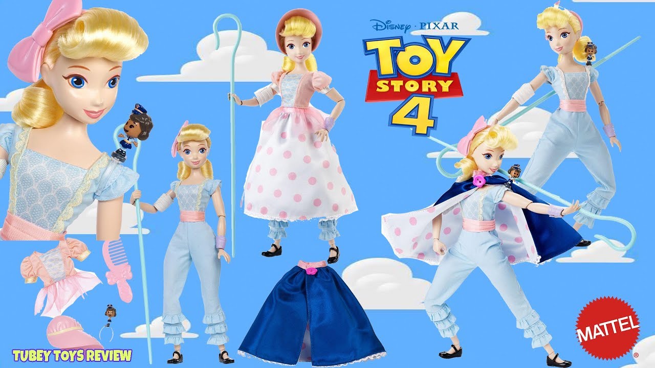 Toy Story 4 Epic Moves Bo Peep Fully Articulated Poseable Doll, Ninja Bo! Tubey Toys Review