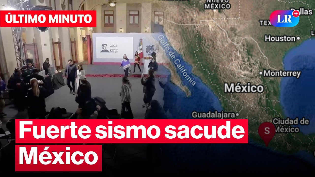 🚨 &Uacute;LTIMO MINUTO: FUERTE SISMO de magnitud 6,5 sacude M&Eacute;XICO | #LR
