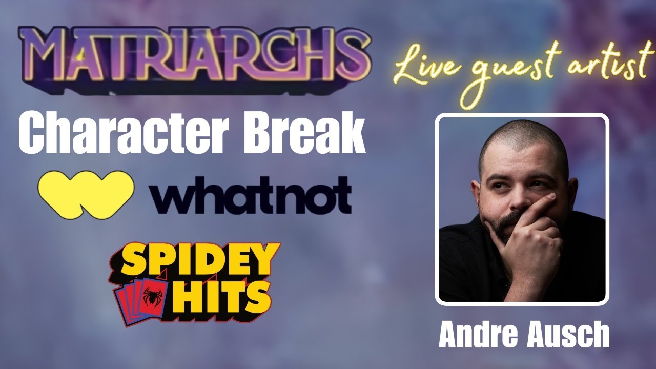 Live break and artist sketch with Andre Ausch | Fleer Ultra Matriarchs
