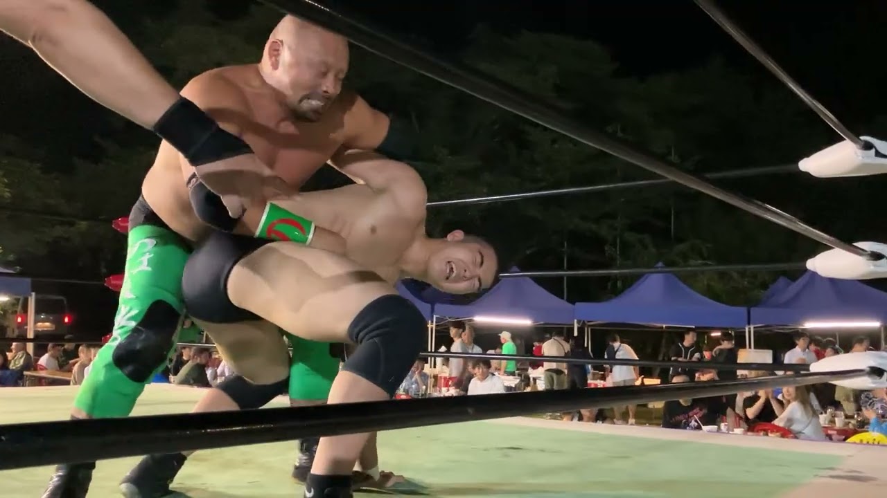 佐藤　維  vs  のはしたろう【みちのくプロレス】CIA納涼祭