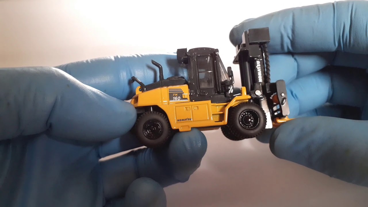 #komatsu #diecastkomatsu #unboxingdiecast #diecastforklift Diecast KOMATSU forklift fh160