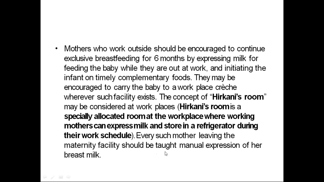 A Class On INFANT AND YOUNG CHILD FEEDING By Dr Venkata Sri Ram Dept Of Pediatrics